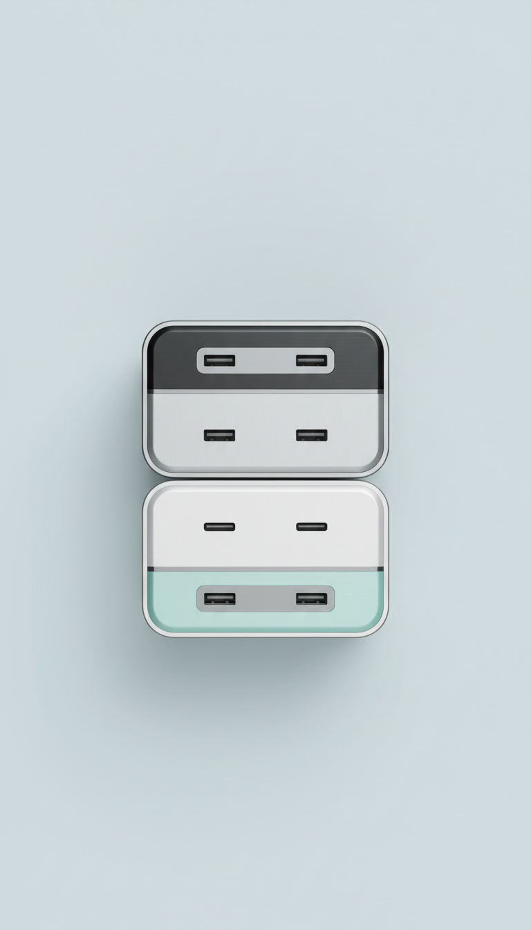 Aluminum Dual-Port Charger