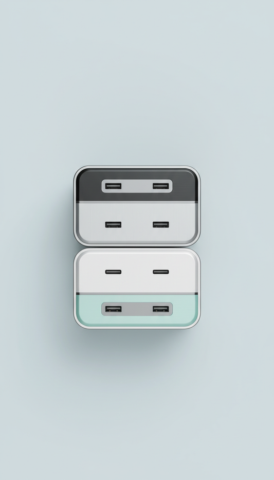 Aluminum Dual-Port Charger