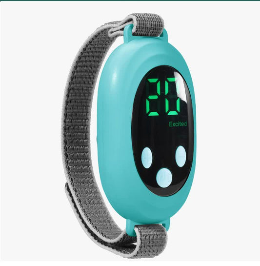 Green EMS Sleep Aid Device with Pulse Stimulation - Portable Adjustable Sleep Support Bracelet
